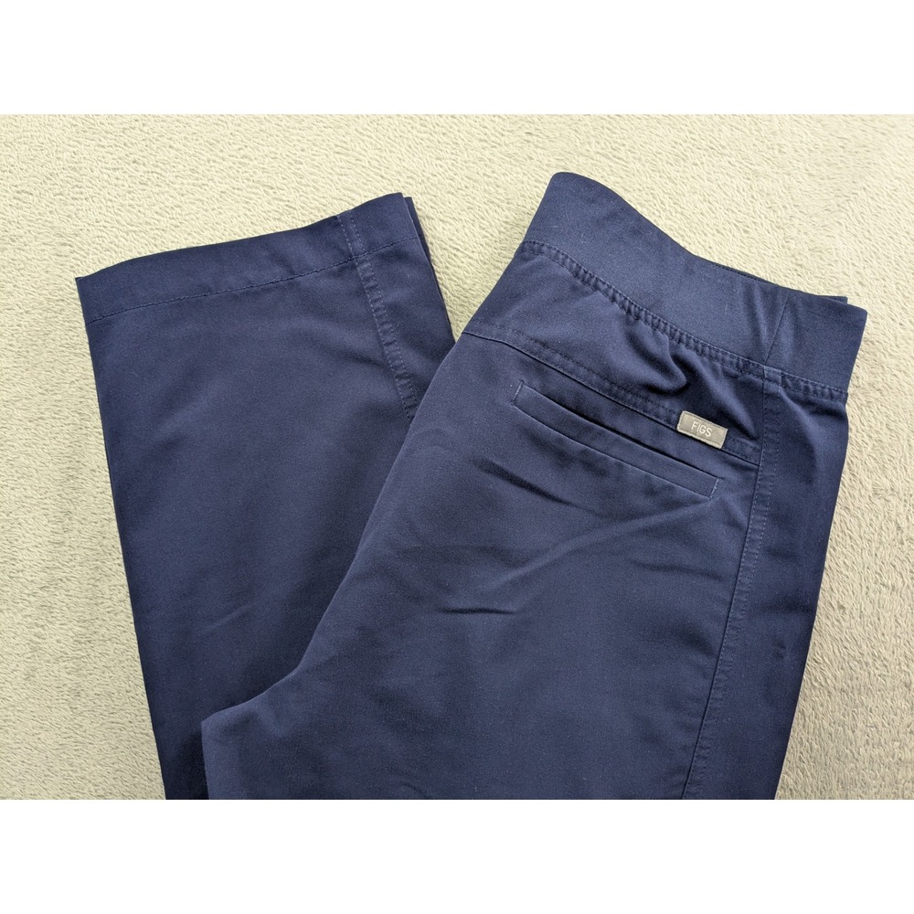 FIGS Technical Collection Navy Blue Cargo Scrub Pants Mens Medium T2001